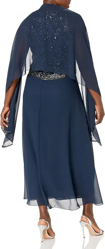 Vista 2 de J Kara Vestido de 1 pieza sin mangas para mujer