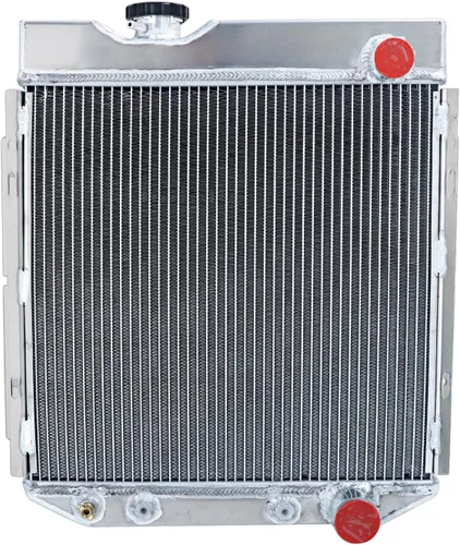 Vista 2 de Radiador Mustang CU259 1966 compatible con radiador Ford Falcon/Ranchero 1960-1965, radiador Mustang 1965-1966, radiadores Mercury Comet 63-66, V8