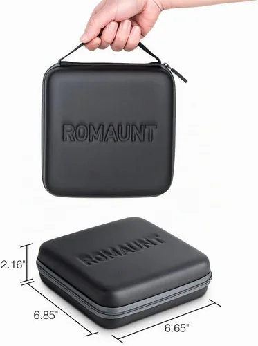 Vista 3 de ROMAUNT Soporte para cápsulas de café compatible con K-Cup, accesorio para cafetera portátil de camping, funda protectora de transporte de viaje