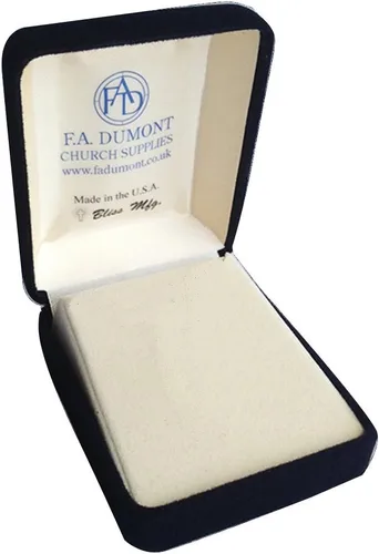 Vista 2 de F A Dumont Church Supplies Colgante de plata de ley San Miguel Arcángel con cadena pesada de acero inoxidable de 24 pulgadas. Patrono de oficiales