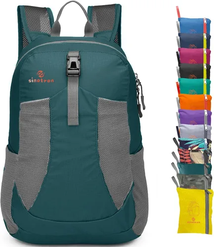 Vista 13 de Sinotron - Mochila de senderismo ligera y plegable de 22 l, mochila pequeña de senderismo, mochila de día para mujeres, hombres, viajes, camping