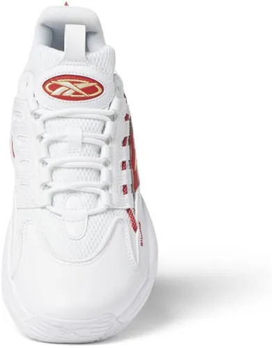 Vista 8 de Reebok Tenis de baloncesto unisex para adultos, BlancoAzul VectorOro Mate