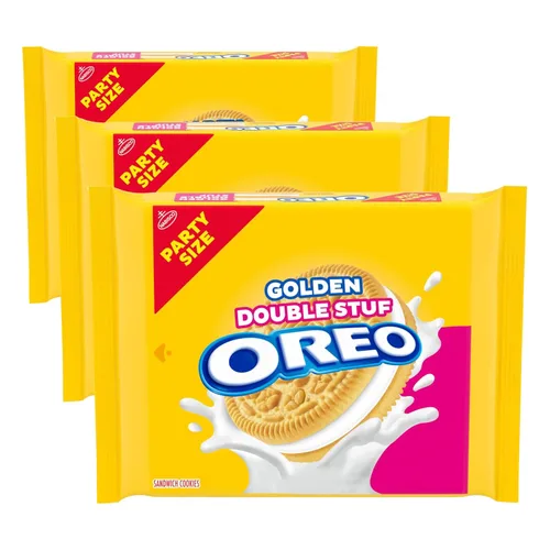 Vista 20 de OREO Double Stuf Golden Sandwich Galletas, tamaño fiesta, 24.95 oz