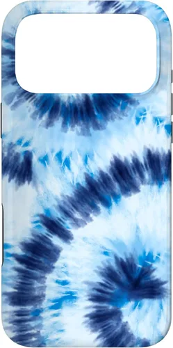 Vista 22 de Blue Tie Dye Swirl Case for iPhone 17