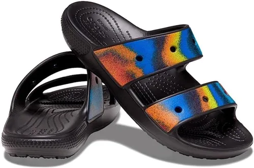 Vista 6 de Crocs Sandalias sonrientes clásicas unisex para adultos