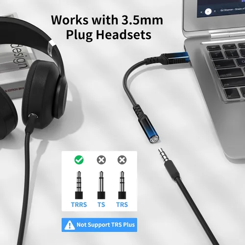 Vista 6 de Adaptador de audio USB C a 0.138 in para Motorola Edge+ para iPhone 17 17e Air 16 16e 15 Pro, tipo C macho a hembra Aux Jack Dongle Cable