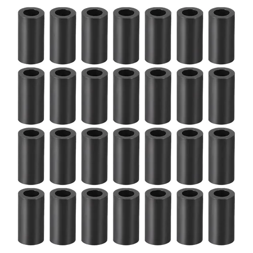 Vista 24 de YOKIVE 300 Pcs Black Round Spacer, Not Threaded Washers with High Insulation Effect, Keep Height Consistent, Great for M3 Screws (ABS, 3.2mmx7mmx2mm)