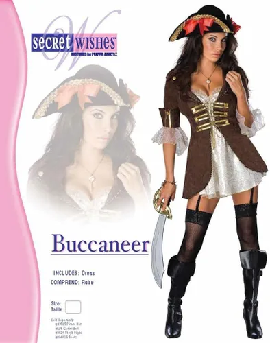 Vista 3 de Disfraz de bucanera sexy para mujer Secret Wishes