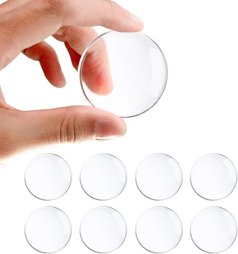 Vista 8 de Topes de puerta para pared, protectores de pared de silicona de 2 pulgadas, paquete de 6, transparentes