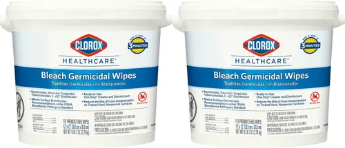 Vista 13 de Clorox Pro Healthcare - Toallitas germicidas de lejía, limpieza sanitaria y limpieza industrial, toallitas Clorox Wipes, 50 toallitas envueltas