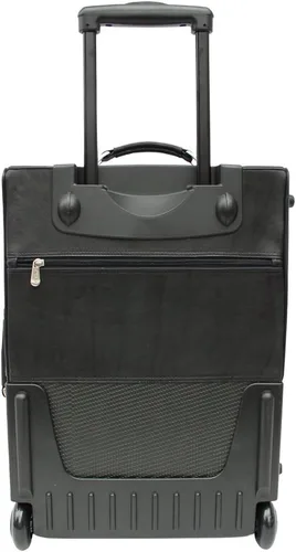 Vista 4 de Piel Leather Rueda multibolsillo de 19 pulgadas, Negro -, Rueda multibolsillo de 19 pulgadas