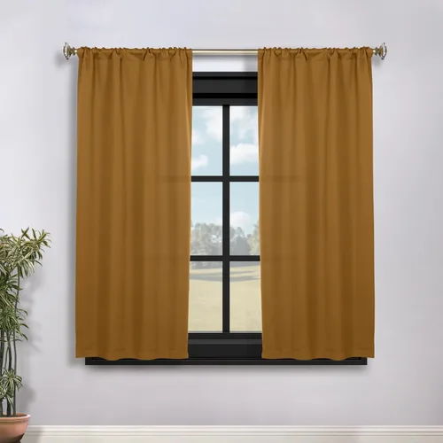 Vista 169 de Superior Cortinas Opacas, Oscurecimiento de Habitación, Dormitorio, Cortinas, Cocina, Acentos de Ventana de Sala de Estar, Bloqueo Solar, Térmico