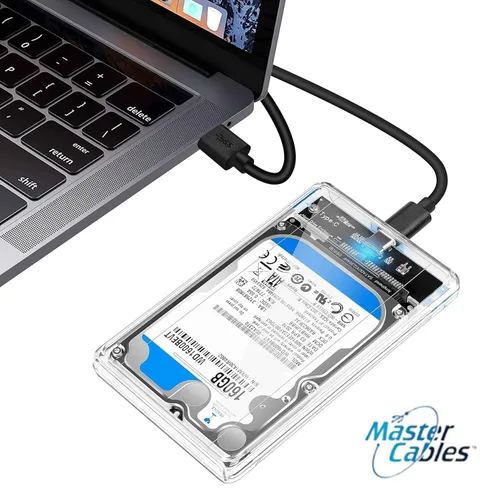 Vista 2 de Master Cables Cable de transferencia de datos USB 3.0 compatible con discos duros externos LaCie - Reemplazo USB tipo A a cable micro USB B