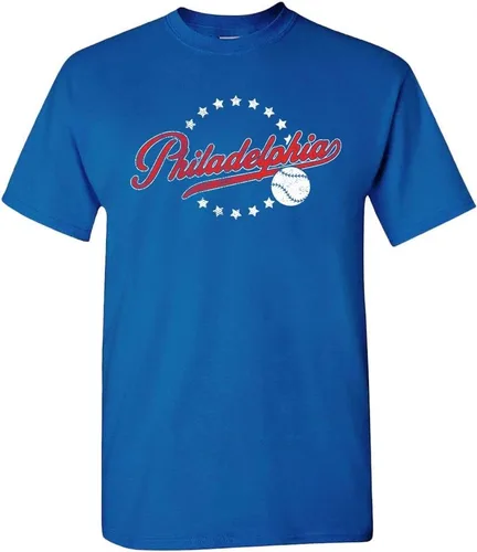 Vista 10 de Camiseta de hombre estilo vintage del equipo para aficionados al béisbol