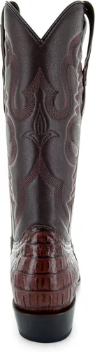 Vista 7 de Soto Boots Botas vaqueras con estampado de cola Gator H7006 para hombre