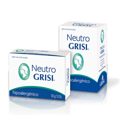 Vista 2 de 6pk - Jabón neutro - Hipoalergénico - Jabon Neutro - Grisi