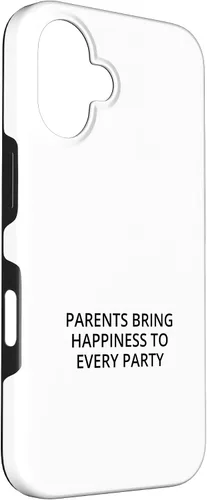 Vista 3 de iPhone 16 Parents bring happiness to every party Case