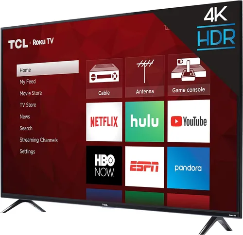 Vista 11 de Smart TV LED Roku 4K de 55 pulgadas TCL 55S425 (2019)