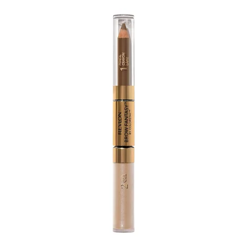 Vista 18 de Revlon ColorStay - Lápiz y gel para cejas Fantasy, 001 rubio ceniza This brow product features a powder-soft pencil and a clear shaping gel to