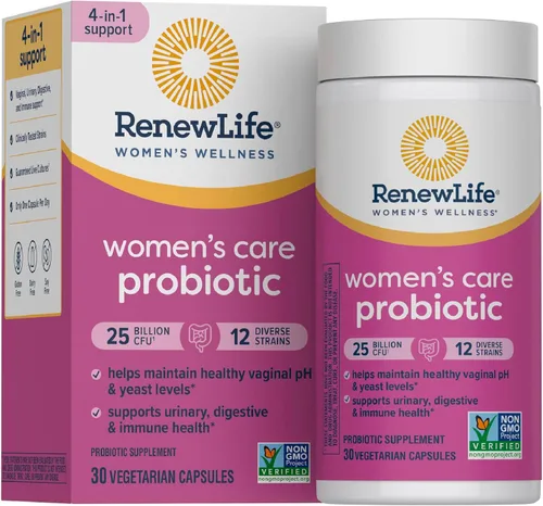 Vista 10 de Renew Life Cápsulas probióticas para mujeres, apoya el equilibrio del pH para mujeres, salud vaginal, urinaria, digestiva e inmunológica, L.