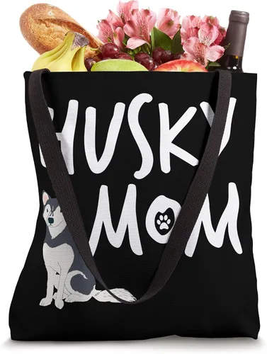 Vista 4 de Siberian Husky Mom Dog Puppy Pet Lover Huskies Bolsa de regalo