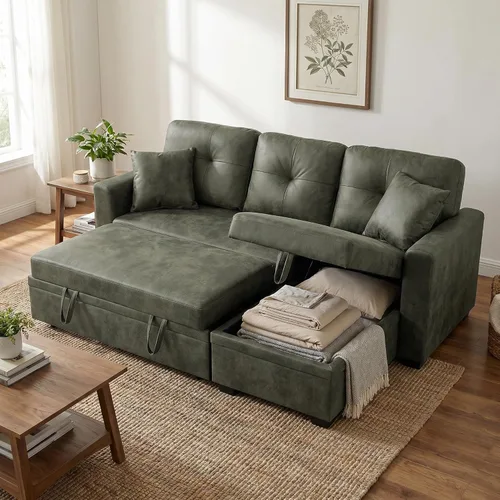 Vista 15 de TYBOATLE Sofá de dos plazas de piel sintética de 65 pulgadas para dormitorio, moderno y cómodo sofá de mediados de siglo con puertos de carga USB