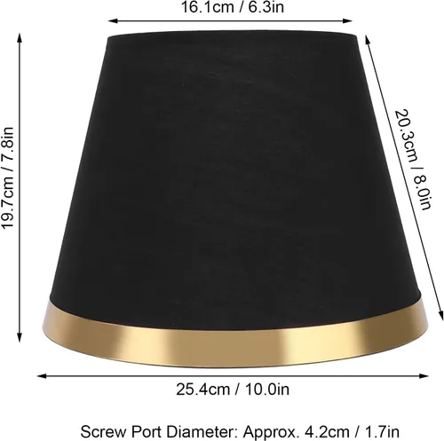 Vista 9 de Pantalla de lámpara de tela, pantalla de lámpara E27, estilo europeo, pantalla moderna, lámpara de araña de mesa, cubierta de lámpara para sala