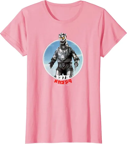 Vista 68 de Godzilla Mechagodzilla 1975 Icons of Toho T-Shirt Asphalt Grey