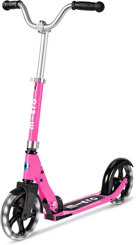 Vista 10 de Micro Kickboard - Micro Cruiser LED - Monopatín Micro plegable de dos ruedas con diseño suizo, para niños con deslizamiento suave y ruedas grandes