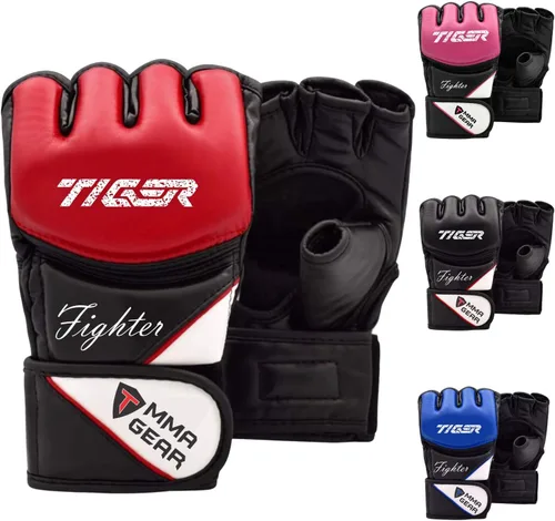 Vista 9 de Guantes MMA Grappling Muay Thai Boxeo Entrenamiento Artes Marciales Sparring