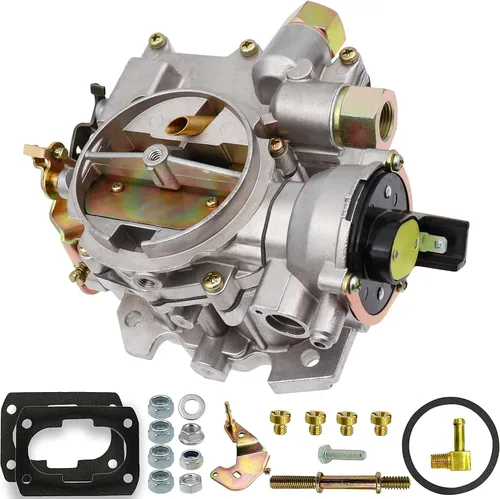 Vista 4 de Carburador marino de 2 barriles para Mercruiser 3.0L carburador Mercarb 2.5L 4 CYL V6 V8 Motores con chorros de estrangulador eléctrico Juntas