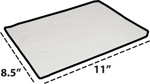 Vista 6 de CuteBox 100 bolsas de regalo de papel plano blanco (8.5 x 11 pulgadas) para mercancía, manualidades, recuerdos de fiesta, venta al por menor