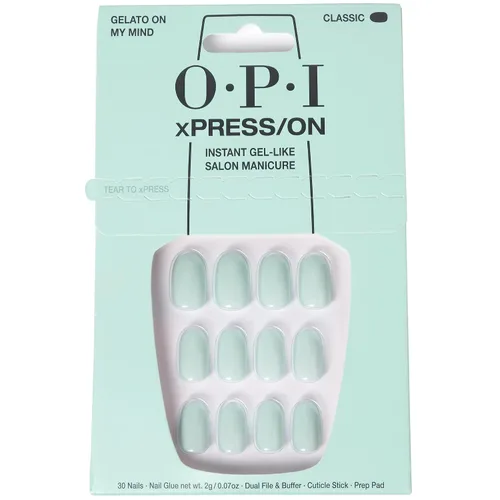 Vista 18 de OPI xPRESS/ON Press on Nails Short Round Classic, Long Almond & Coffin Shape Press-On Professional Nail Art Kit