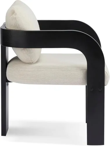 Vista 9 de Christopher Knight Home Yorick - Juego de 2 sillas de comedor modernas con cojín, juego de sillones de comedor de madera maciza, respaldo curvado