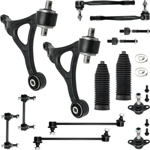 Vista 112 de PHILTOP 6 piezas de brazo de control delantero inferior con barra estabilizadora de rótula para Nissan Rogue 2014-2020 Rogue Sport 2017-2022 Qashqai