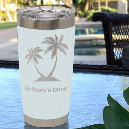 Vista 20 de LaserGram Vaso aislado al vacío de 20 onzas, notas musicales, grabado personalizado incluido (negro)
