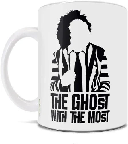 Vista 448 de Trend Setters Friends the Television Show – 25 años – Mercancía oficial – Taza de café o té de cerámica blanca de 11 onzas – perfecta para regalar