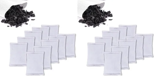 Vista 7 de Paquete de 10 bolsas de carbón activado absorbente de olores para basura, desodorante para auto, desodorante para zapatos, eliminador de olores