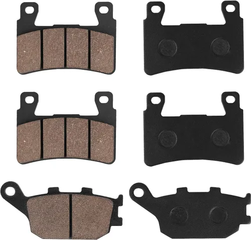 Vista 2 de Pastillas de freno delanteras y traseras para Honda CBR600 RR 2003-2004 CBR 600 F1 F2 F3 F4 F4i F5 F6 Sport 1999-2007 CBR900RR Fireblade 1998-2003