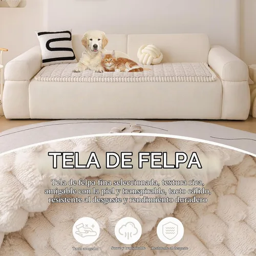 Vista 2 de DREAMINGO Fundas de sofá para mascotas, fundas antideslizantes y mullidas para sofá de perro, lavables geométricas y jacquard, protector de cojín 1#