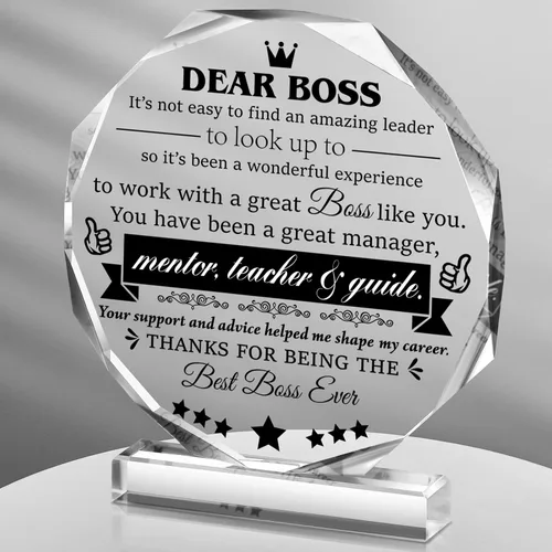 Vista 15 de Panelee Regalos de agradecimiento para mujeres y hombres, regalo inspirador de agradecimiento acrílico, oficina, compañero de trabajo, despedida