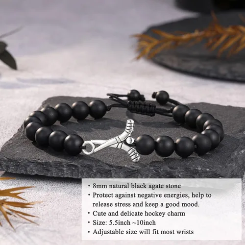 Vista 3 de UNGENT THEM Regalos para adolescentes y niños, pulsera de béisbol, baloncesto, fútbol, fútbol, regalos para niños, regalos de graduación