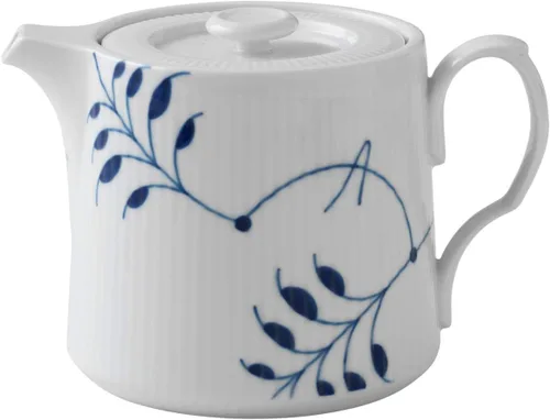 Vista 2 de Royal Copenhagen 1020513 - Tetera acanalada (porcelana), color azul