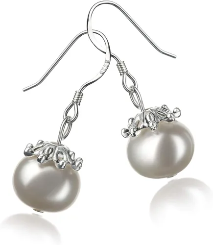 Vista 2 de Connor 8-9mm A Quality Freshwater 925 Sterling Silver Cultured Pearl Earring Pair For Women