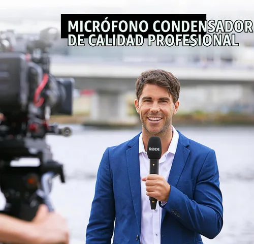 Vista 5 de RØDE Interview PRO Micrófono de condensador de mano inalámbrico con un