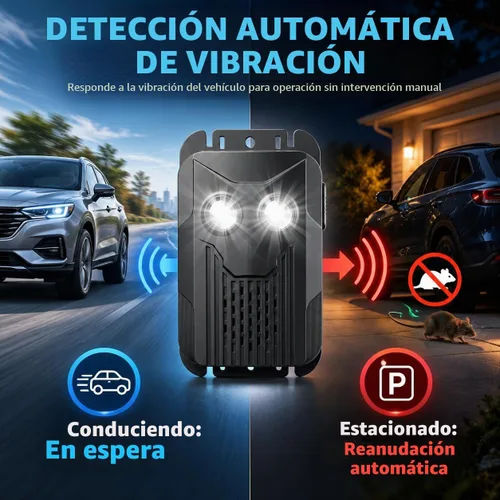 Vista 4 de Paquete de 2 repelentes de roedores para motores de automóviles, repelente