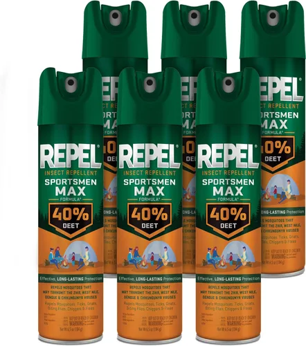 Vista 15 de Repel Sportsmen Max Repelente de mosquitos e insectos 6 onzas, 40% DEET