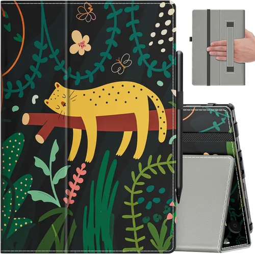 Vista 30 de VORI Funda para tableta Amazon Kindle Fire HD 10 (13ª/11ª generación 2023/2021) y Fire HD 10 Plus – Funda plegable delgada con función