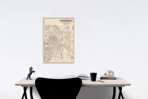 Vista 3 de Mapa histórico - Mapa de la ciudad de Los Ángeles. California, 1887, Los Angeles Lithographic Co. v2 20in x 24in