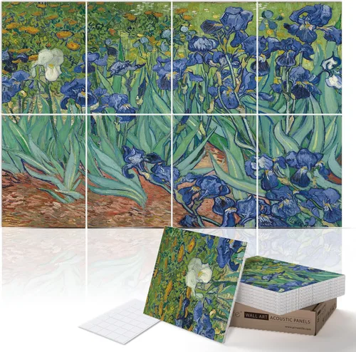 Vista 30 de PINWELIFE® Paneles acústicos de arte de pared, paneles absorbentes a prueba de sonido, para el hogar y la oficina, amortiguación decorativa
